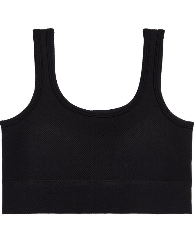 Brassière de sport femme, noir (KiK Schwarzes Sport-Bustier (schwarz)) — KiK, produit allemand authentique au Maroc