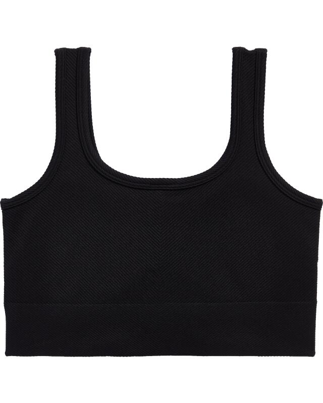 Brassière de sport femme, noir (KiK Schwarzes Sport-Bustier (schwarz)) — KiK, produit allemand authentique au Maroc