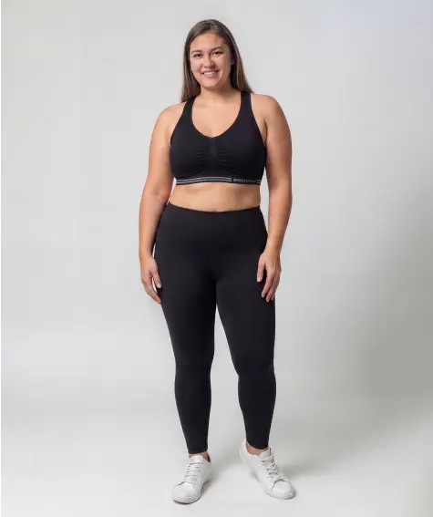 Sport bustier met rug in worstelstijl