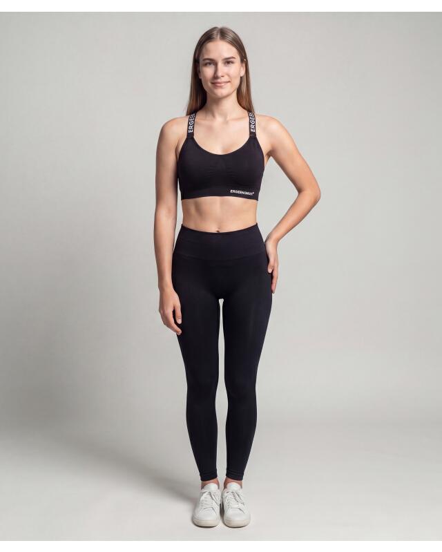 Brassière de sport femme, noir — KiK, produit allemand authentique au Maroc