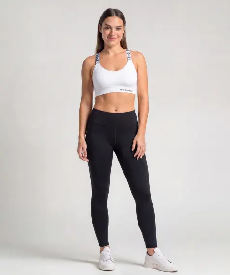 Sport-Bustier mit Mesh