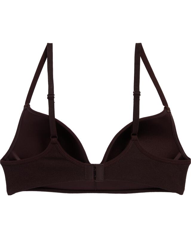 Ribbed bra for women, brown (KiK Gerippter BH (braun)) — KiK, authentic German product in Morocco