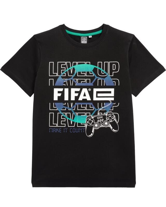 T-shirt for boys, black (KiK T-Shirt (schwarz)) — KiK, authentic German product in Morocco