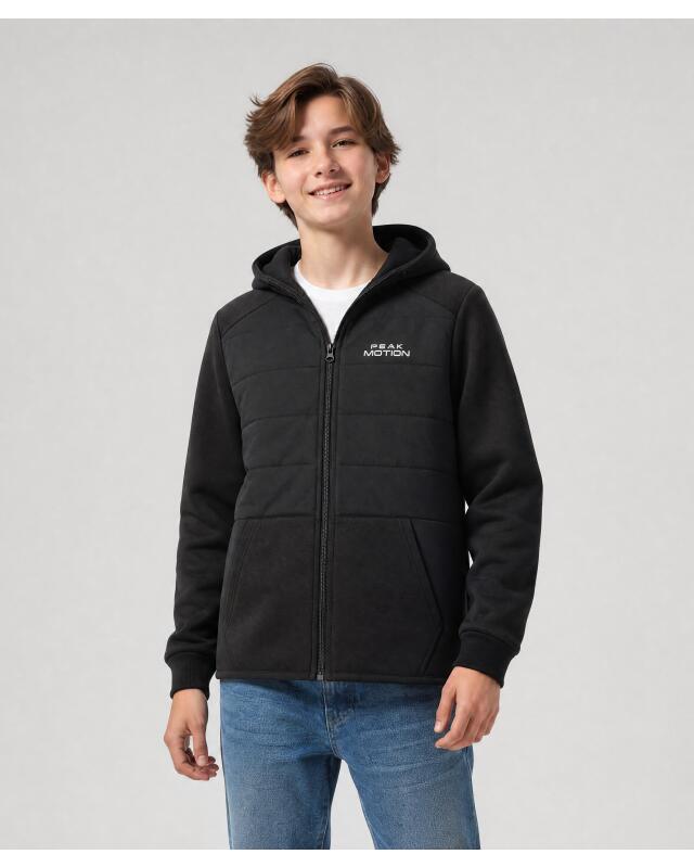 سترة سويت رياضية بسحاب للأولاد، أسود (KiK Sport-Sweatjacke in Schwarz (schwarz)) — KiK, منتج ألماني أصلي في المغرب