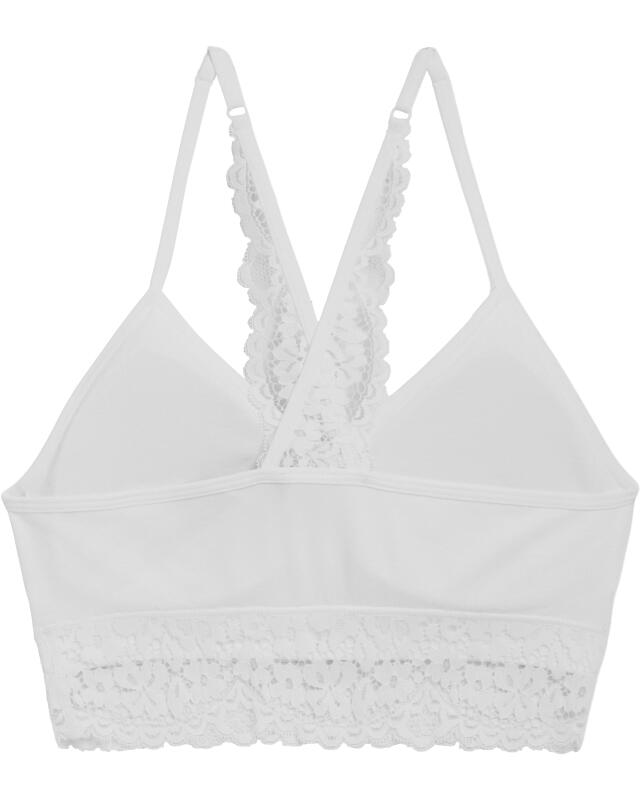 Brassière femme, blanc (KiK Weißes Bustier (weiß)) — KiK, produit allemand authentique au Maroc