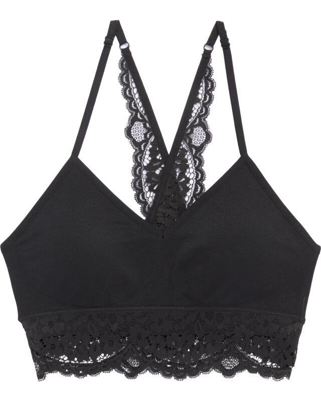 Brassière femme, noir (KiK Schwarzes Bustier (schwarz)) — KiK, produit allemand authentique au Maroc