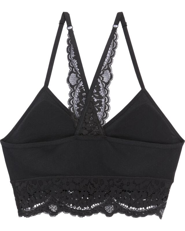 Brassière femme, noir (KiK Schwarzes Bustier (schwarz)) — KiK, produit allemand authentique au Maroc