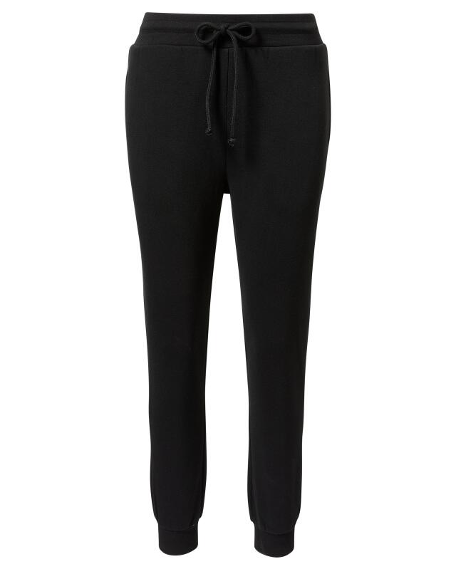 Pantalon de jogging à bords-côtes femme, noir (KiK Jogginghose mit Bündchen (schwarz)) — KiK, produit allemand authentique au Maroc