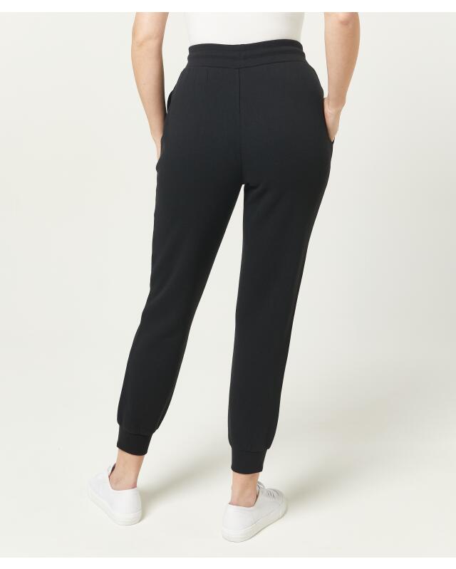Pantalon de jogging à bords-côtes femme, noir (KiK Jogginghose mit Bündchen (schwarz)) — KiK, produit allemand authentique au Maroc