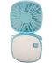 Mini-Ventilator mit Spiegel hellblau