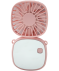 Mini-Ventilator mit Spiegel rosa
