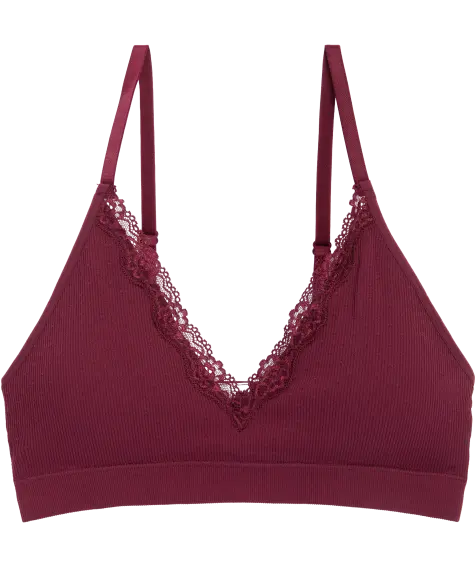 Geripptes Bustier