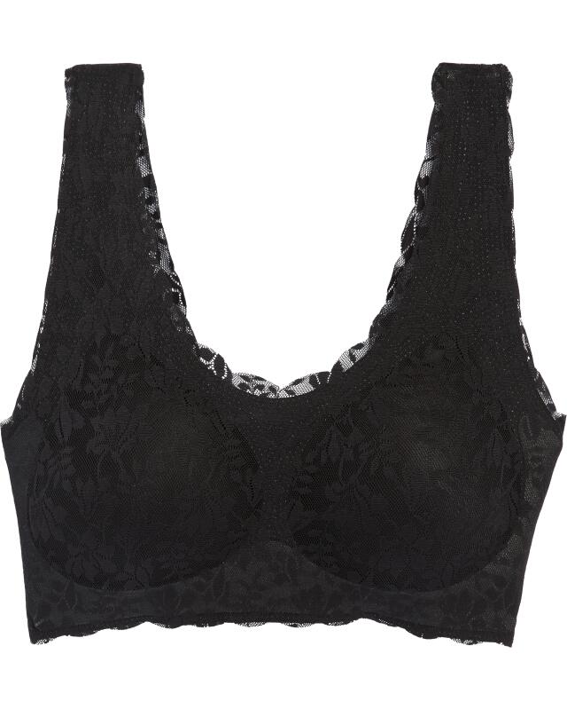 Soutien-gorge souple en dentelle femme, noir (KiK Soft-BH aus Spitze (schwarz)) — KiK, produit allemand authentique au Maroc