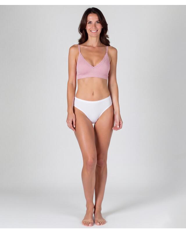 Brassière côtelée femme, rose — KiK, produit allemand authentique au Maroc