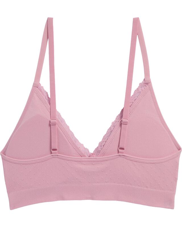 Brassière côtelée femme, rose (KiK Geripptes Bustier (rosa)) — KiK, produit allemand authentique au Maroc