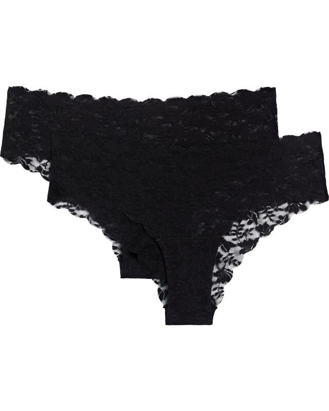 Shortys en dentelle femme, noir/noir (KiK Pantys aus Spitze (schwarz/schwarz)) — KiK, produit allemand authentique au Maroc