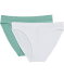 Slips met geribbelde structuur mintgroen
