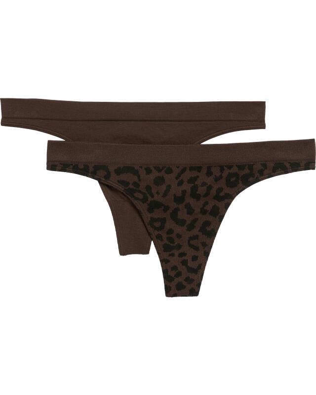 Strings léopard femme, imprimé léopard (KiK Strings Leo (Leopardendruck)) — KiK, produit allemand authentique au Maroc
