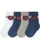 Tennissocken mit Streifen blau
