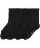 Socken mit hohem Schaft schwarz