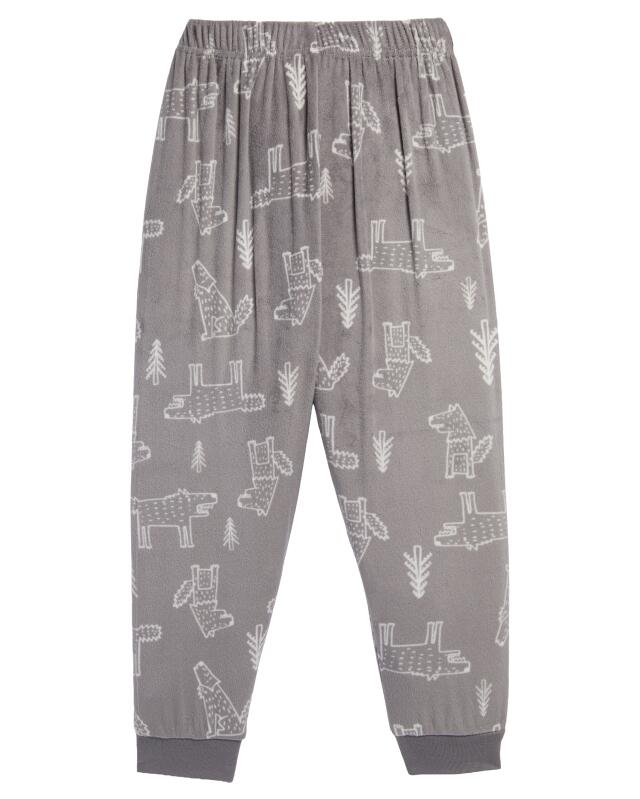 Pyjamas with all-over print for boys, light grey (KiK Pyjama mit Allover-Muster (hellgrau)) — KiK, authentic German product in Morocco