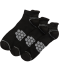 Sportsocken mit Frotteepolsterungen schwarz
