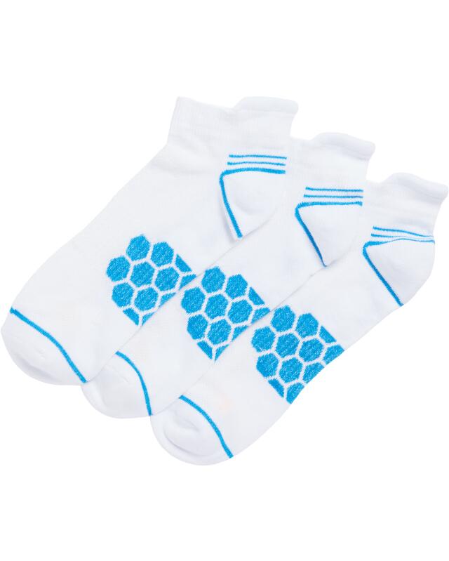 Chaussettes de sport à renforts éponge homme, blanc — KiK, produit allemand authentique au Maroc