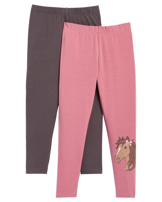 ليجن بنقشة الحصان للبنات، وردي (KiK Leggings Pferd (rosa)) — KiK, منتج ألماني أصلي في المغرب