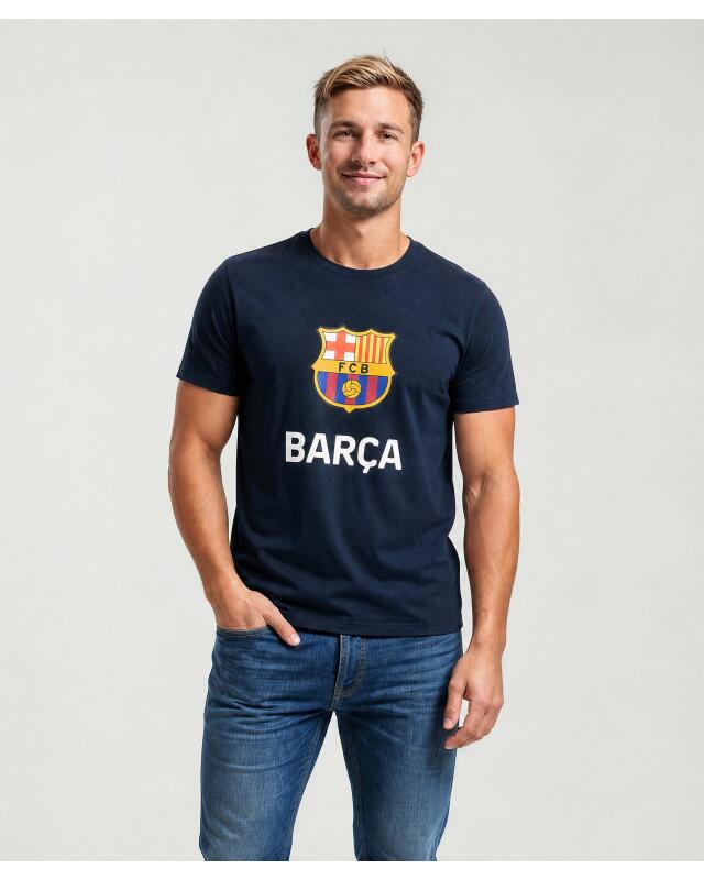 Football T-shirt for men, navy (KiK Fußball T-Shirt (dunkelblau)) — KiK, authentic German product in Morocco