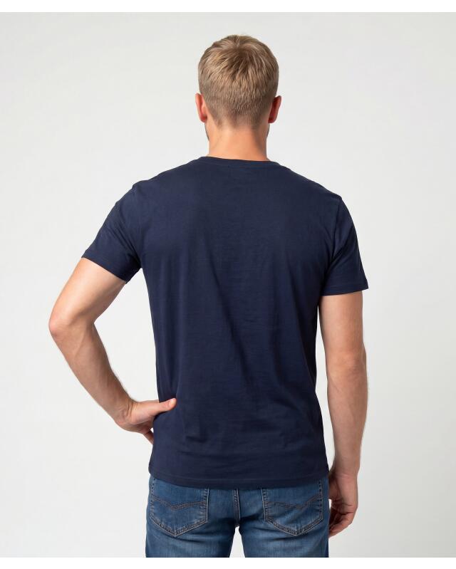 Football T-shirt for men, navy (KiK Fußball T-Shirt (dunkelblau)) — KiK, authentic German product in Morocco