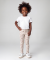 Legginsy w kwiaty burgund