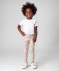 Leggings Blumen weinrot