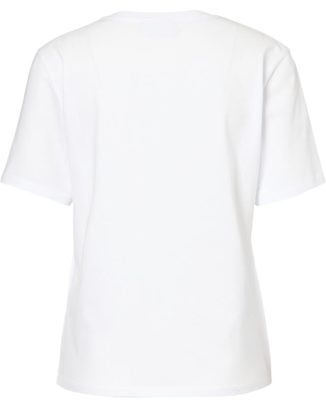 T-shirt à poche au crochet femme, blanc (KiK T-Shirt mit Häkeltasche (weiß)) — KiK, produit allemand authentique au Maroc