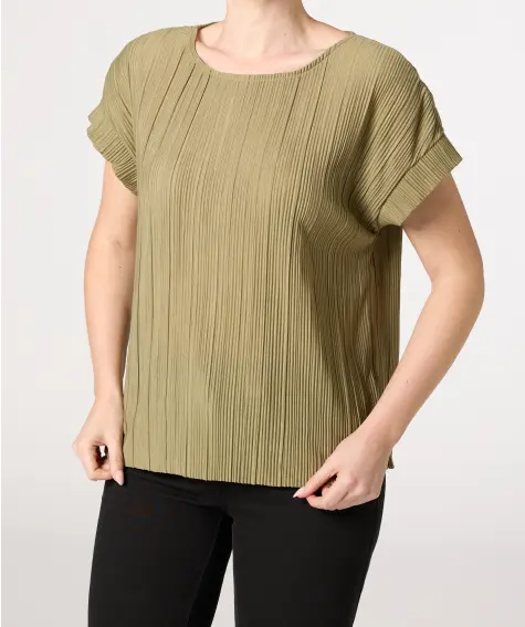Plissee-Shirt