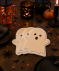 Serwetki w kształcie motywów halloweenowych biały
