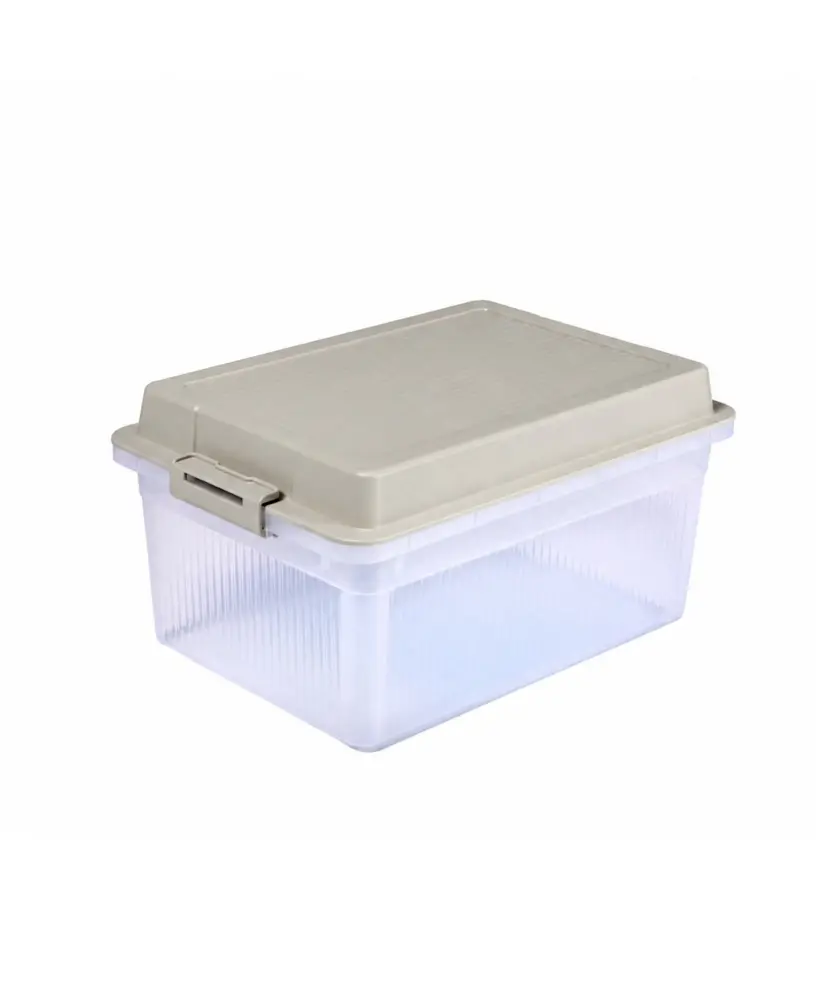 Aufbewahrungsbox mit Wendedeckel, Beige