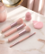 Make-up-Pinselset 6-tlg. rosa