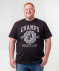 T-Shirt mit Frontprint schwarz