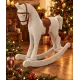 Deko-Schaukelpferd Weihnachten