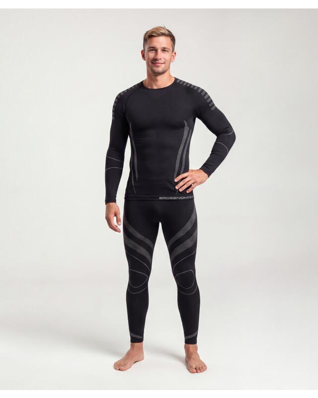 Haut thermique unisexe homme, noir (KiK Thermo-Shirt Unisex (schwarz)) — KiK, produit allemand authentique au Maroc