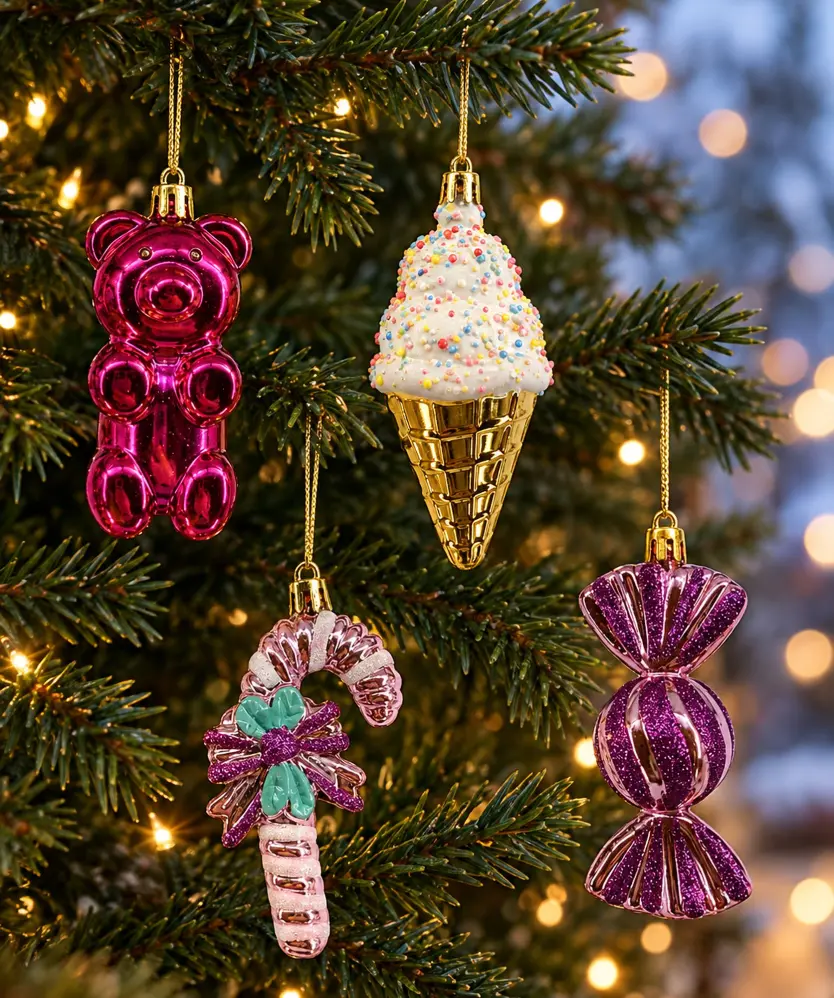 Christbaumschmuck, bunt