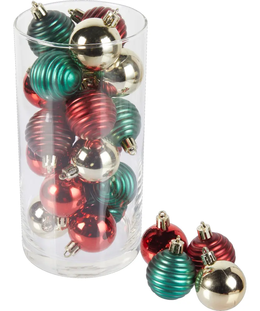 Christbaumkugeln, bunt