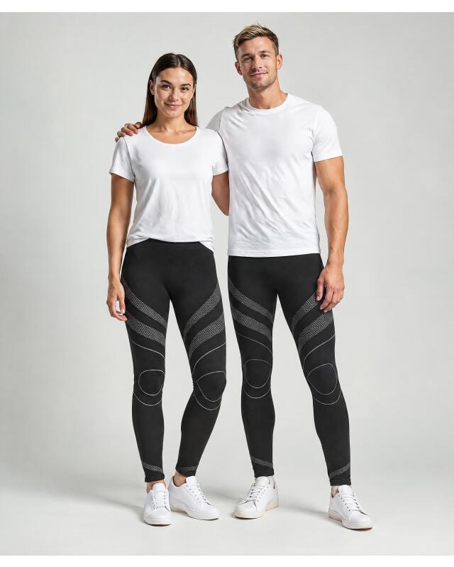 Unisex thermal long johns for women, black — KiK, authentic German product in Morocco