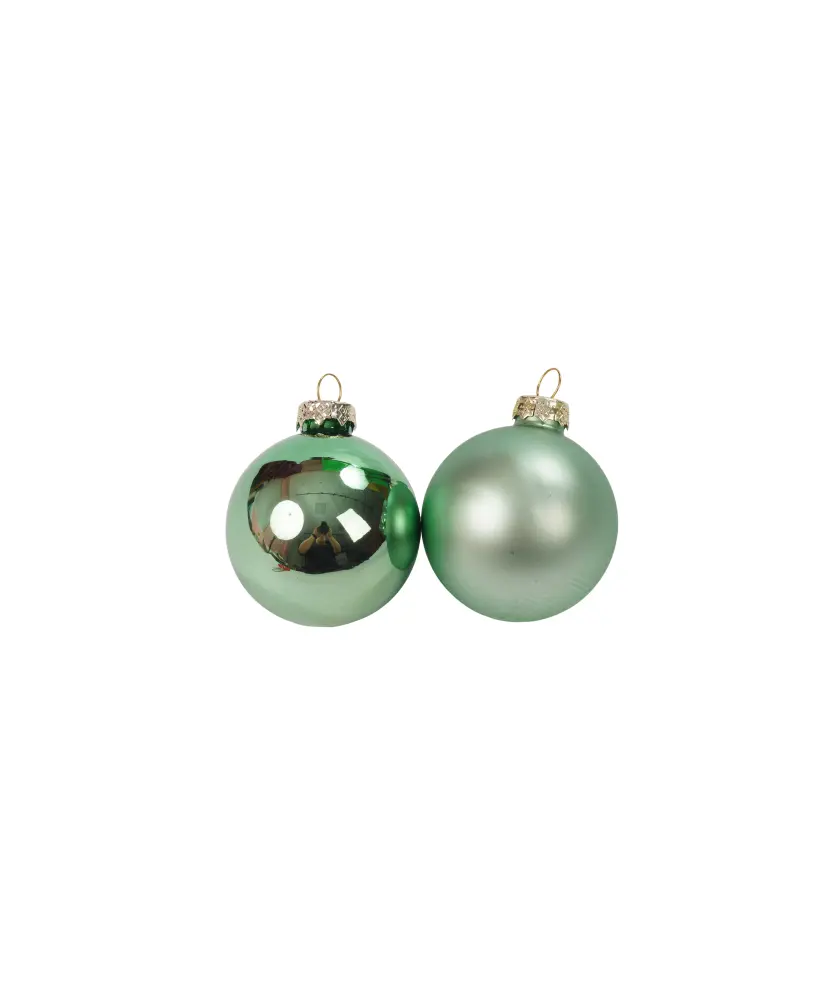 Christbaumkugeln, mintgrün