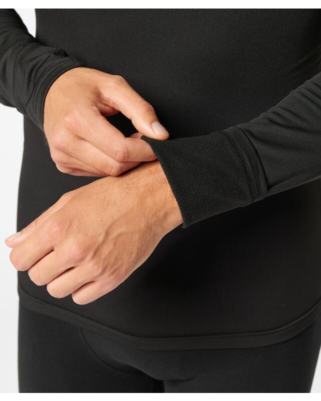 Maillot de corps thermique unisexe homme, noir (KiK Thermo-Unterhemd Unisex (schwarz)) — KiK, produit allemand authentique au Maroc