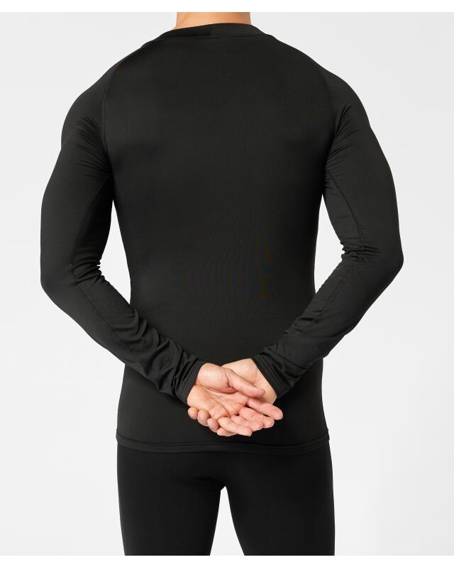 Maillot de corps thermique unisexe homme, noir (KiK Thermo-Unterhemd Unisex (schwarz)) — KiK, produit allemand authentique au Maroc