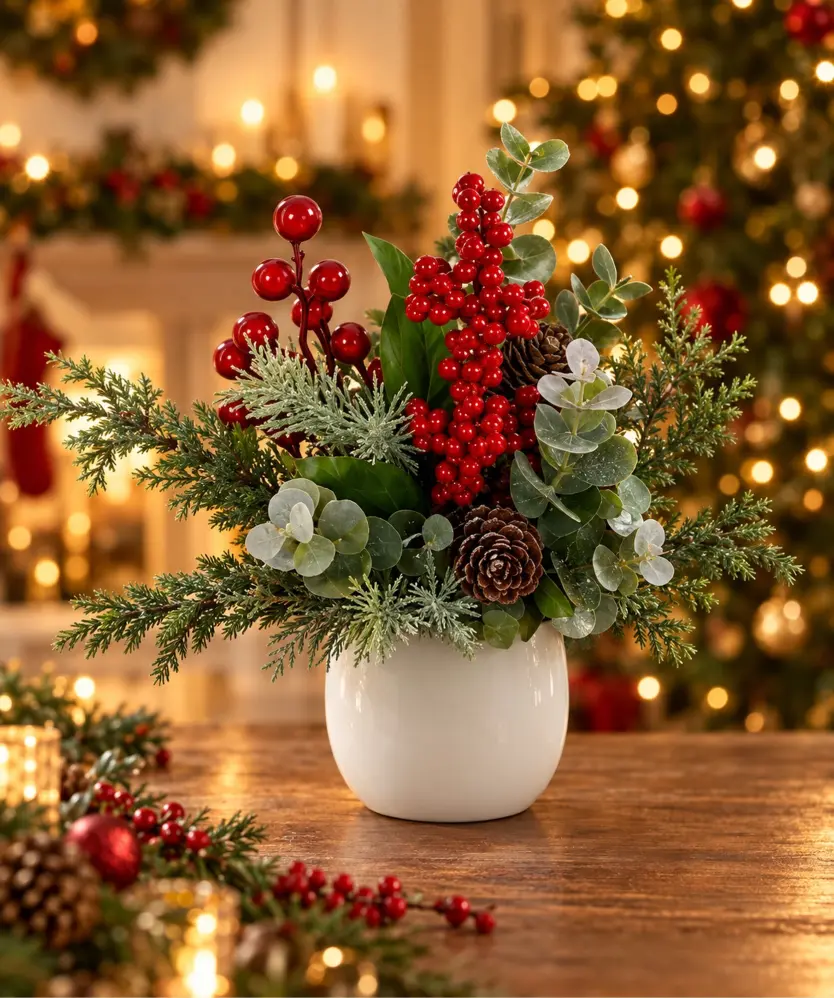 Gesteck Weihnachten, grün
