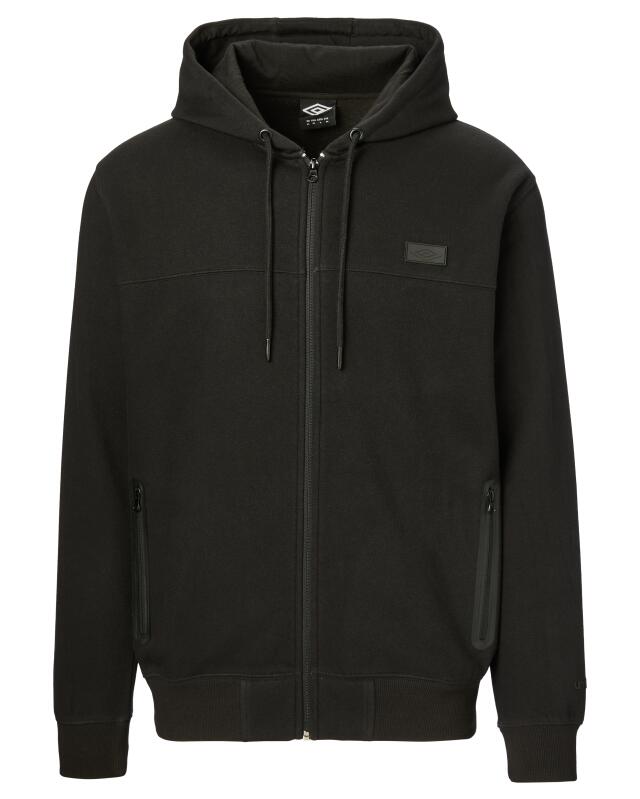 Veste sweat zippée à capuche homme, noir (KiK Sweatjacke mit Kapuze (schwarz)) — KiK, produit allemand authentique au Maroc