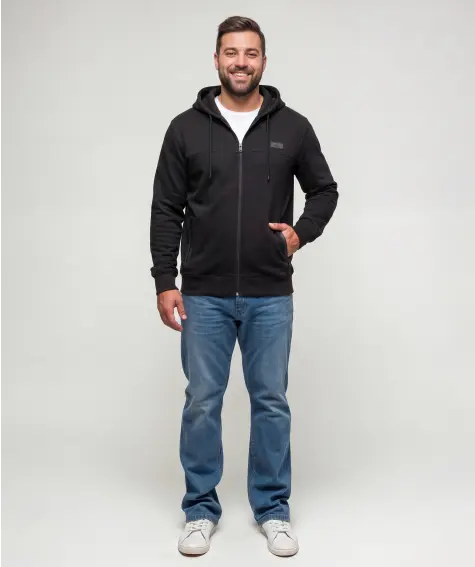 Sweatjack met capuchon