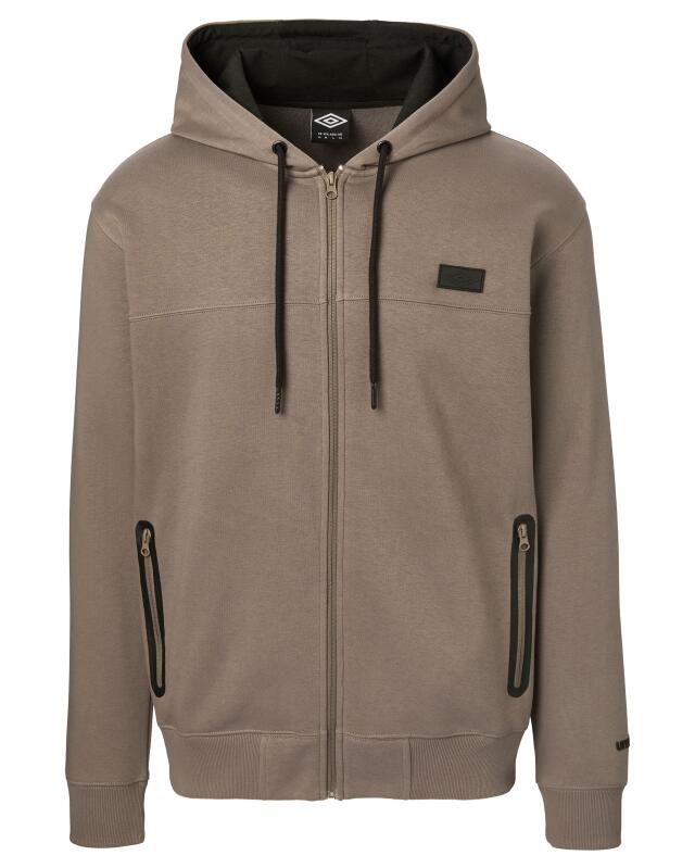 سترة سويت بسحاب وقبعة للرجال، رمادي (KiK Sweatjacke mit Kapuze (grau)) — KiK, منتج ألماني أصلي في المغرب